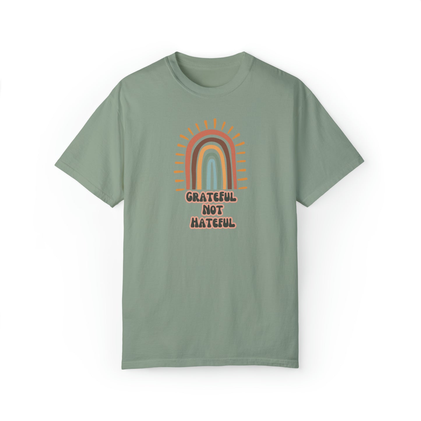 Grateful Not Hateful Rainbow T-Shirt, inclusivity shirt, rainbow shirt, LGBTQ shirt, rainbow apparel