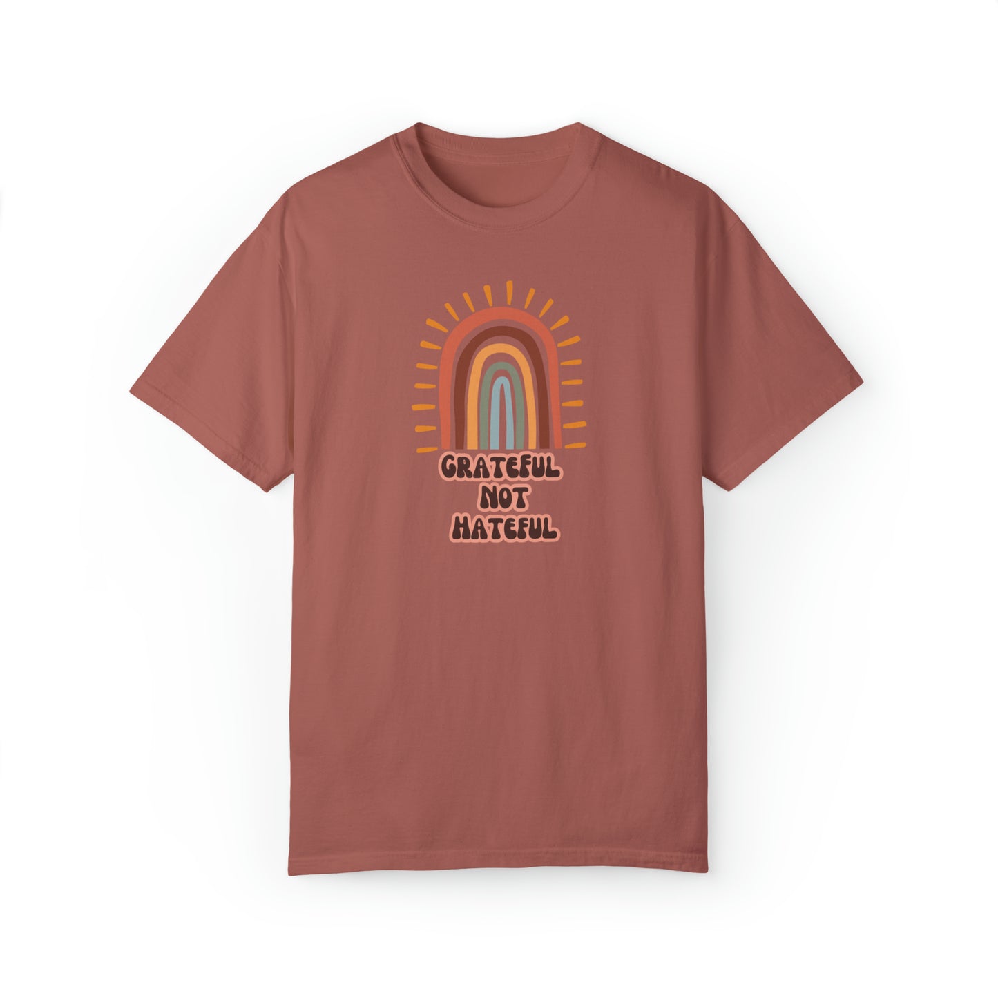 Grateful Not Hateful Rainbow T-Shirt, inclusivity shirt, rainbow shirt, LGBTQ shirt, rainbow apparel