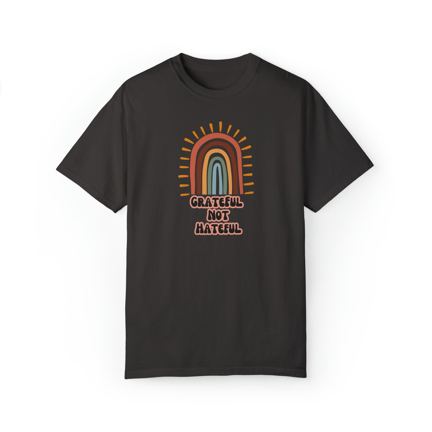 Grateful Not Hateful Rainbow T-Shirt, inclusivity shirt, rainbow shirt, LGBTQ shirt, rainbow apparel