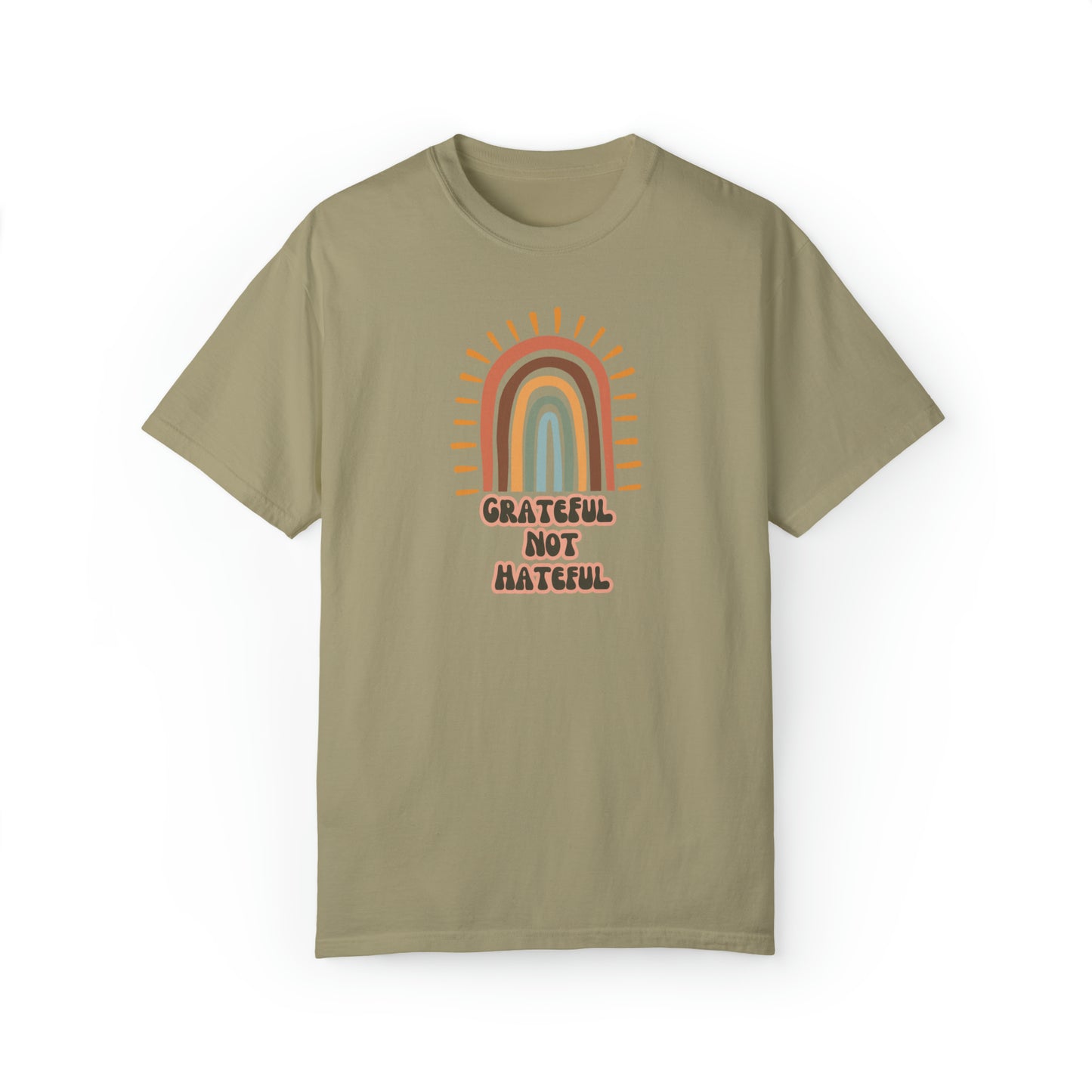 Grateful Not Hateful Rainbow T-Shirt, inclusivity shirt, rainbow shirt, LGBTQ shirt, rainbow apparel