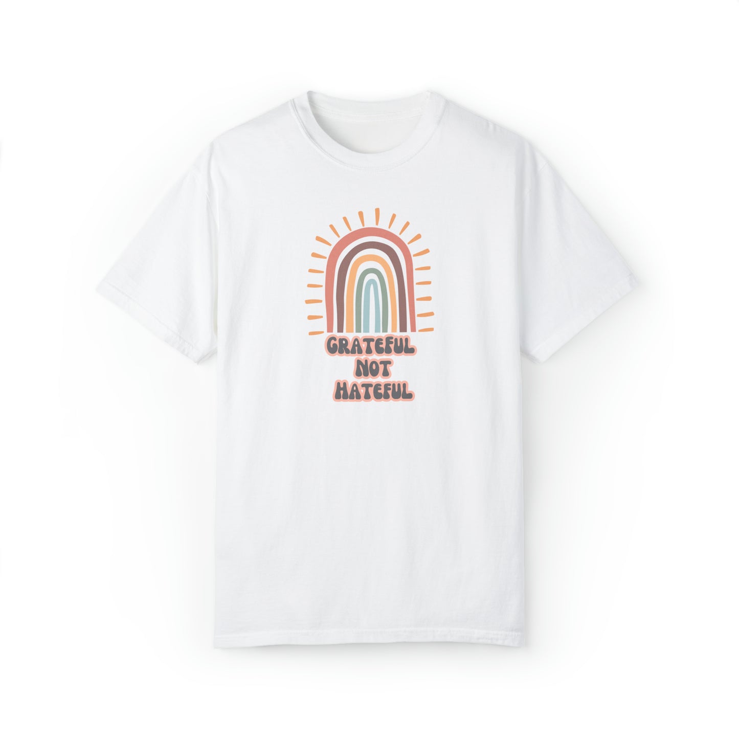 Grateful Not Hateful Rainbow T-Shirt, inclusivity shirt, rainbow shirt, LGBTQ shirt, rainbow apparel