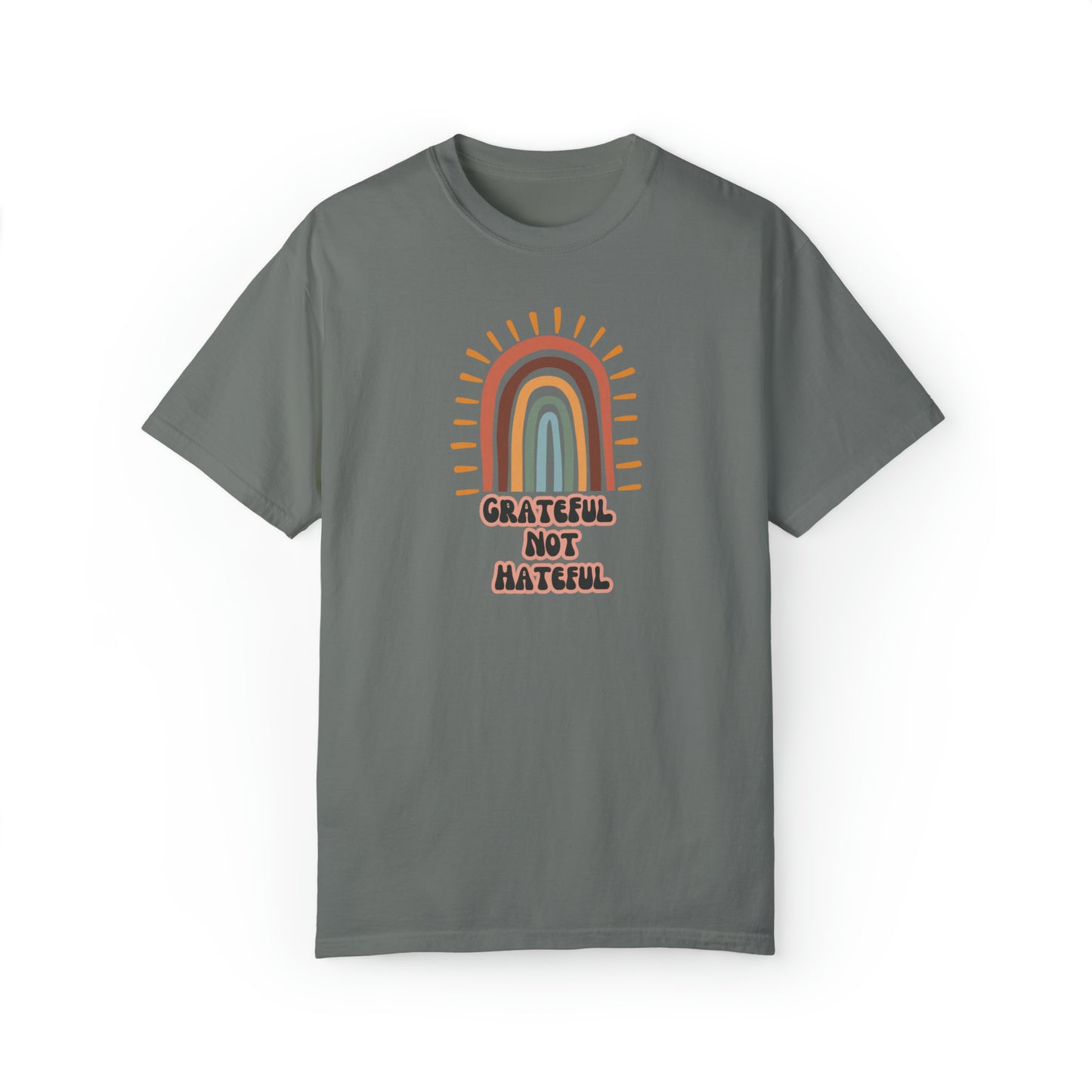 Grateful Not Hateful Rainbow T-Shirt, inclusivity shirt, rainbow shirt, LGBTQ shirt, rainbow apparel