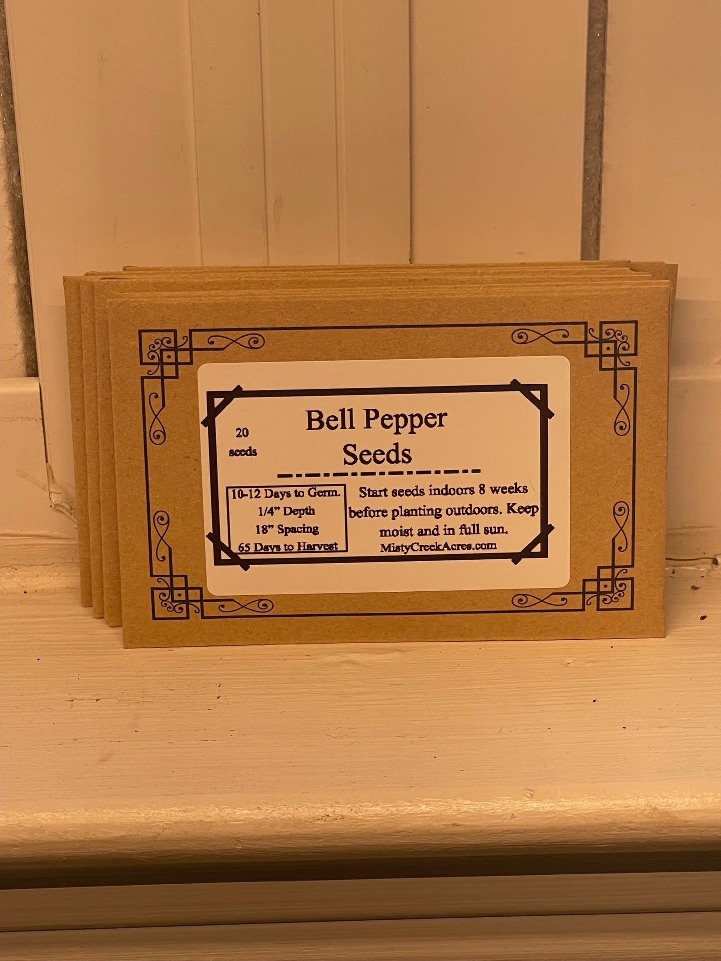 Bell pepper seeds, home gardening, seed packs for gardening, homesteading, home gardening, home harvest, self sufficient home