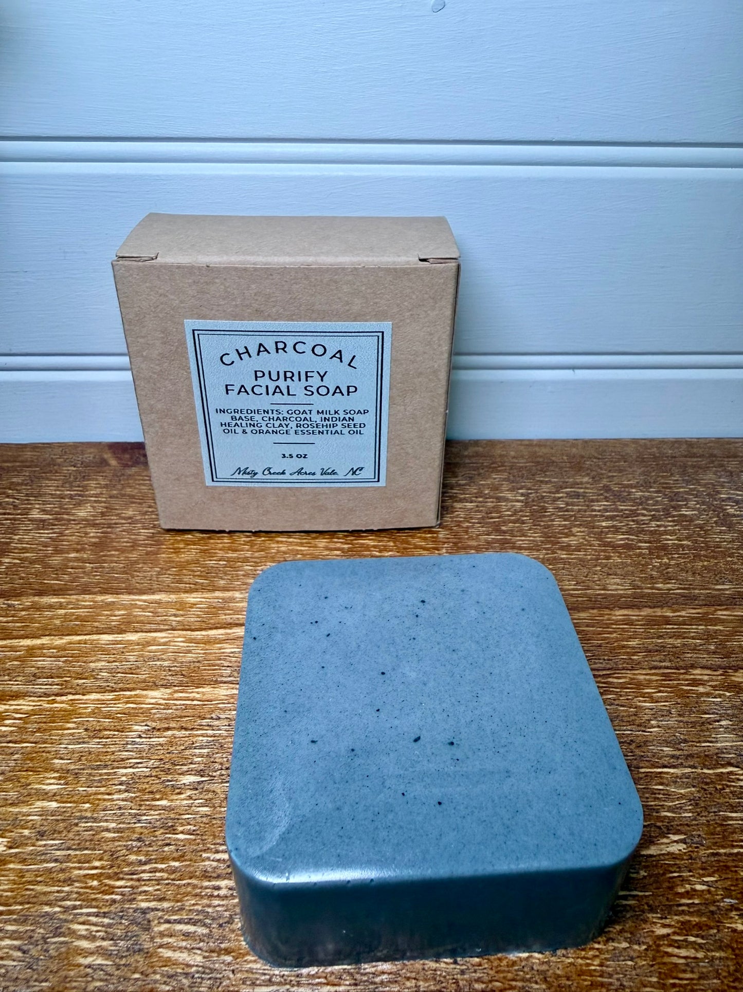 Charcoal Purifying Facial Soap – Deep Cleansing & Clarifying
