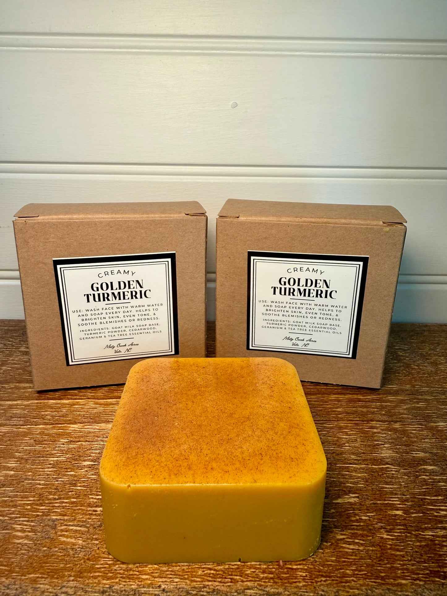 Golden Turmeric Facial Soap – Brighten & Balance Naturally
