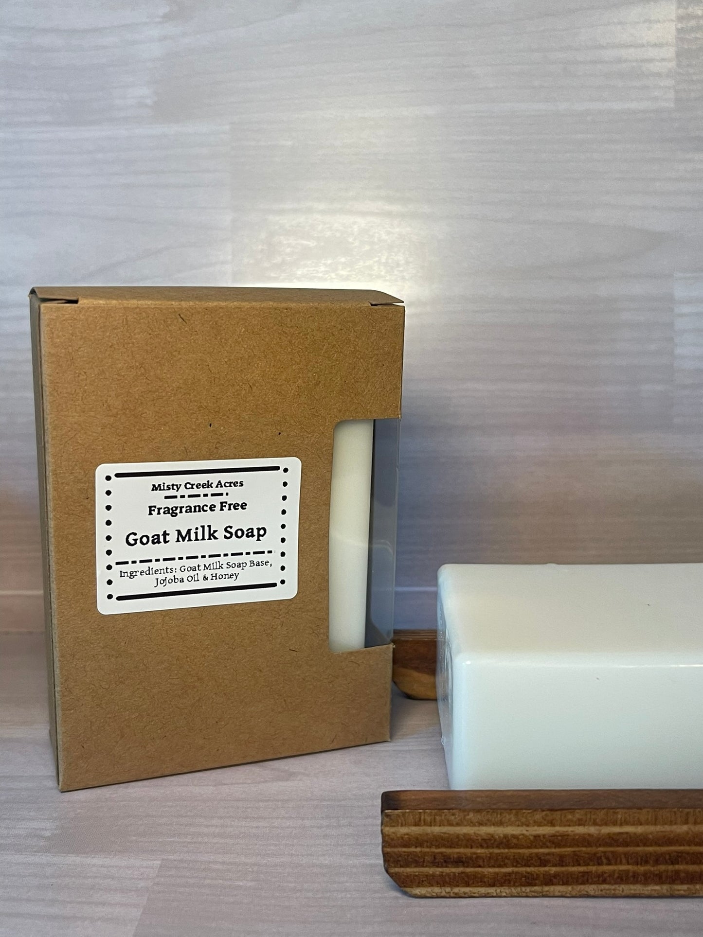 Fragrance-Free Goat Milk Soap – Unscented, Gentle & Natural Bar for Sensitive Skin