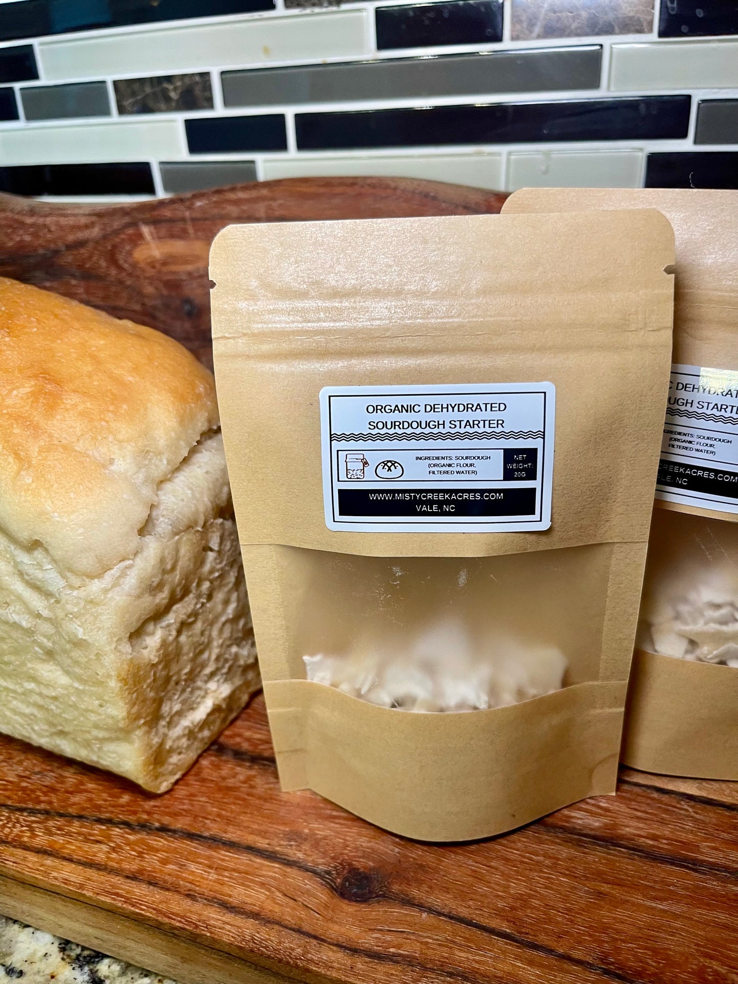 Organic Dehydrated Sourdough Starter, sourdough starter kit, sourdough DIY kit, homesteading, homemade sourdough, sourdough starter, North Carolina Homestead