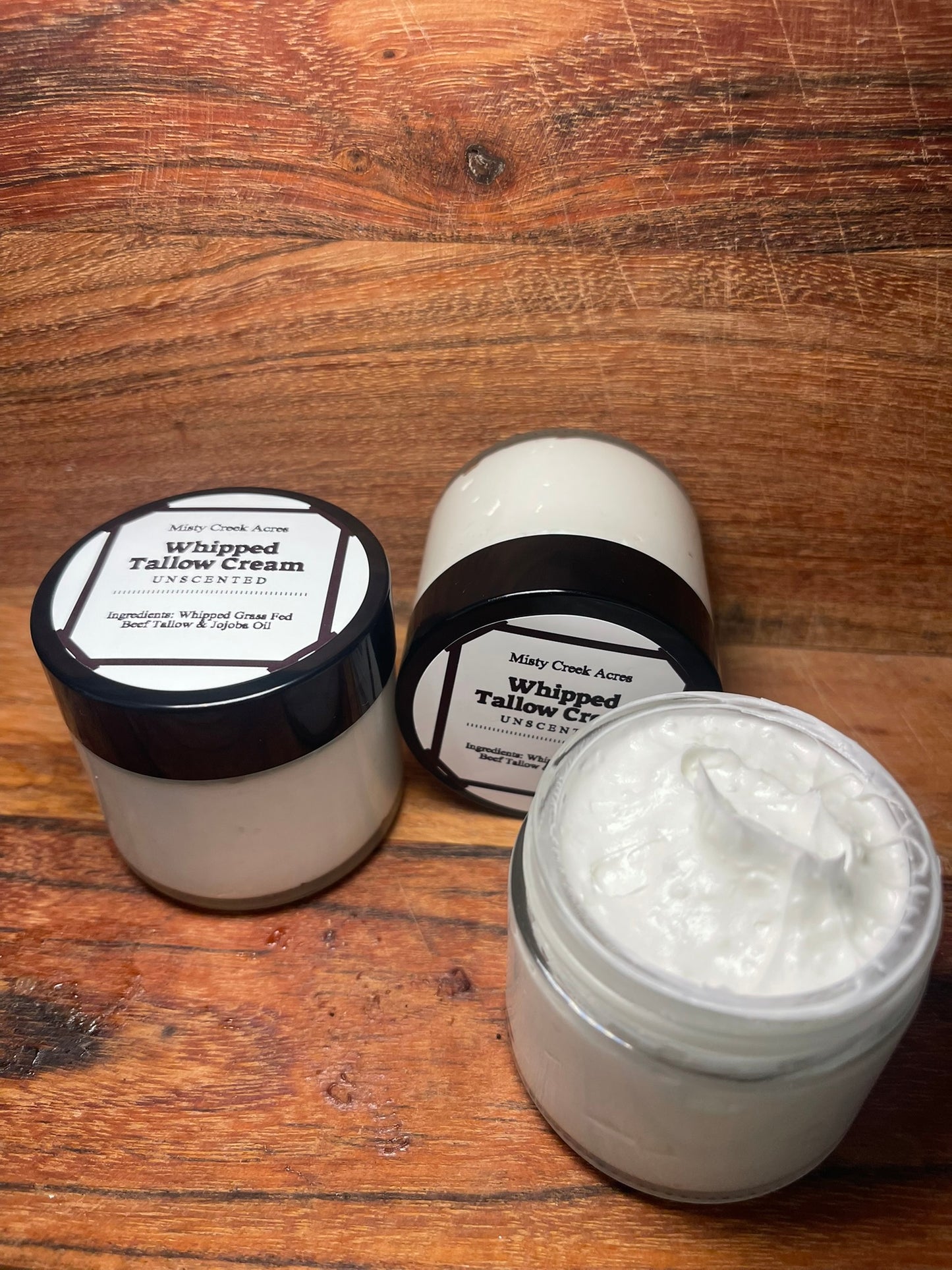 Unscented Whipped Tallow Cream Lotion 2 ounce