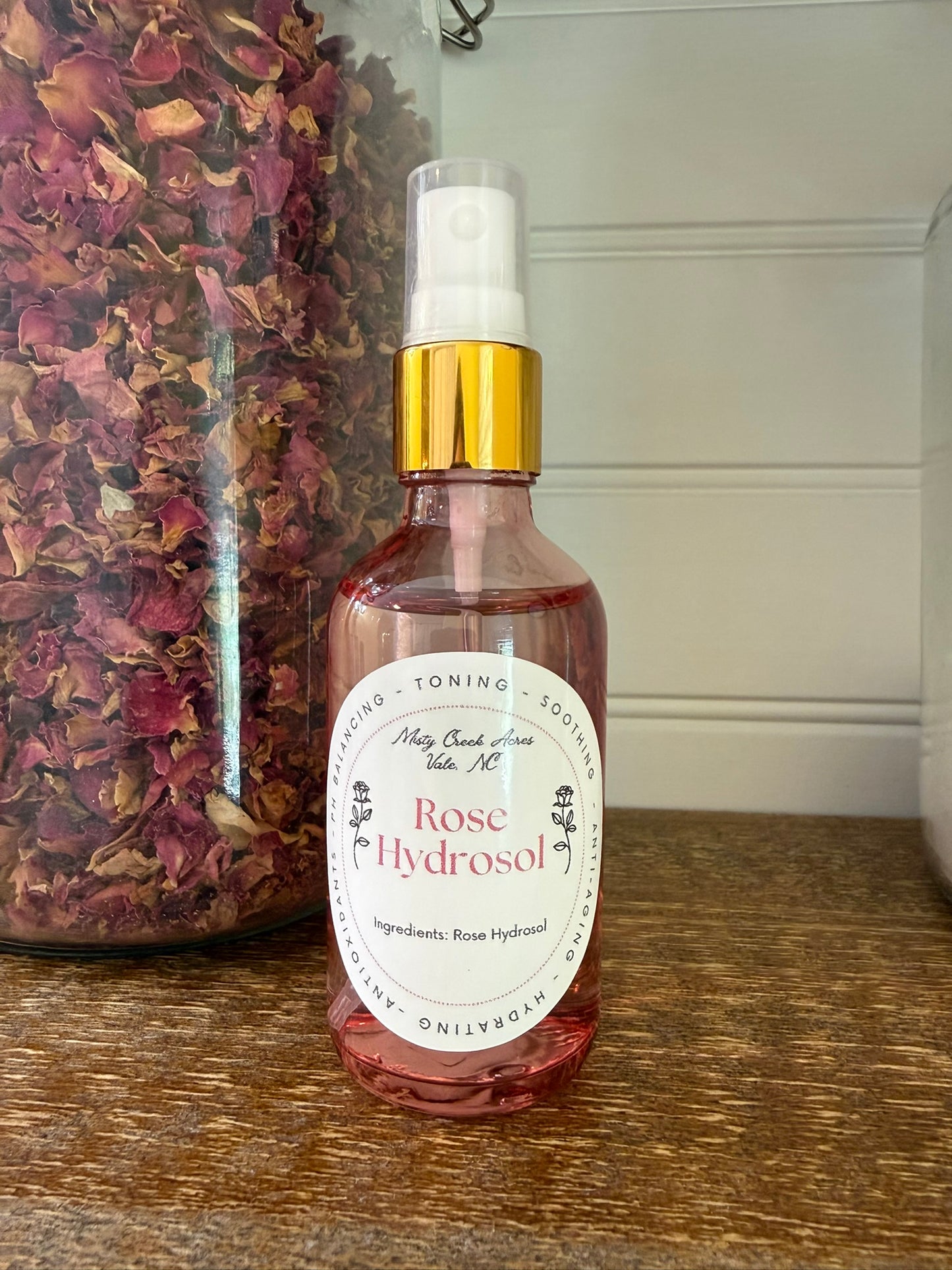 Rose Hydrosol – Refresh & Revitalize Facial Mist
