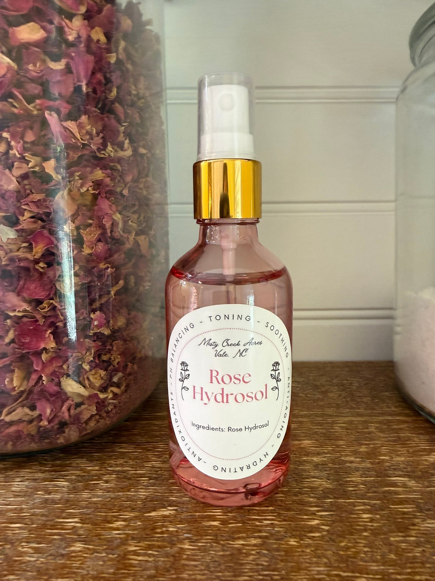 Rose Hydrosol – Refresh & Revitalize Facial Mist