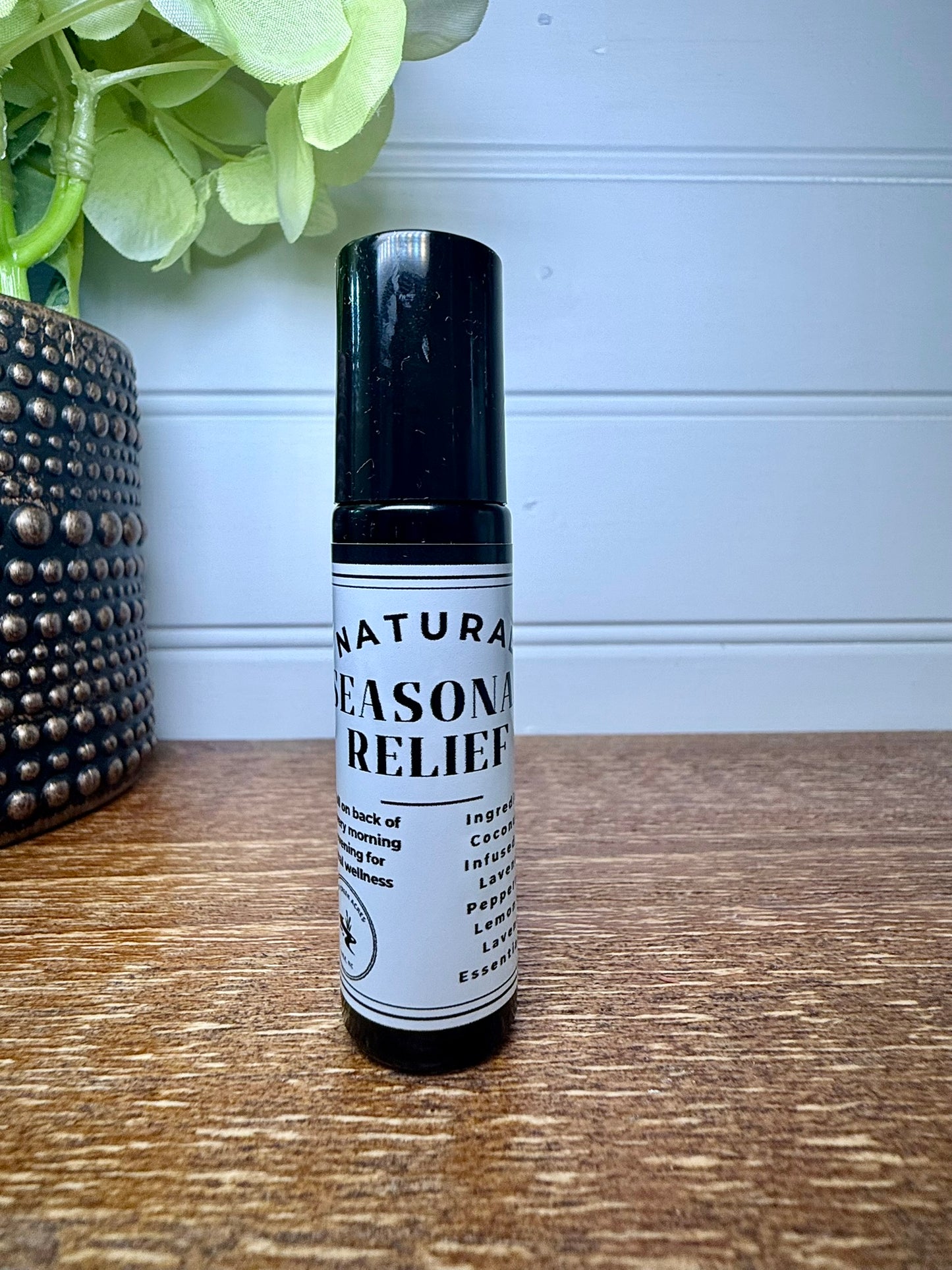 Seasonal Relief Essential Oil Roller – Lavender, Peppermint & Lemon Coconut Oil Infused