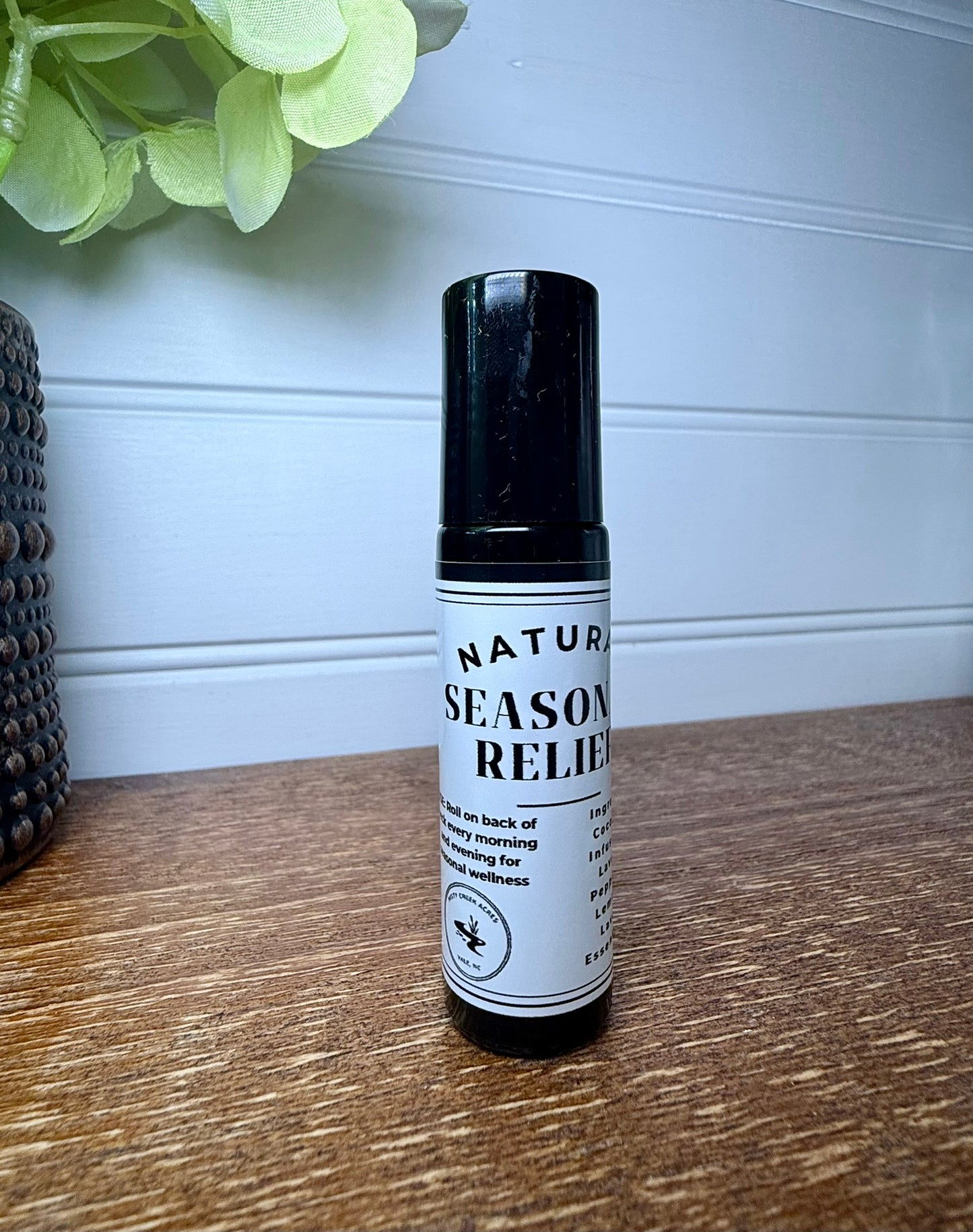 Seasonal Relief Essential Oil Roller – Lavender, Peppermint & Lemon Coconut Oil Infused