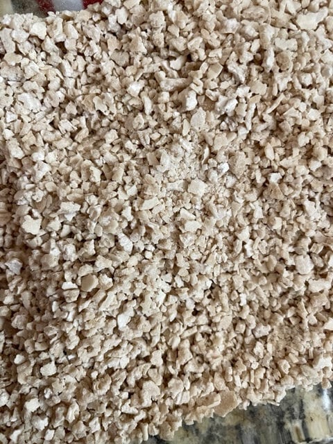 Sourdough dehydrated starter. packaged in an airtight bag and ready for you to add water to start making your own sourdough bread. instructions are given at purchase.