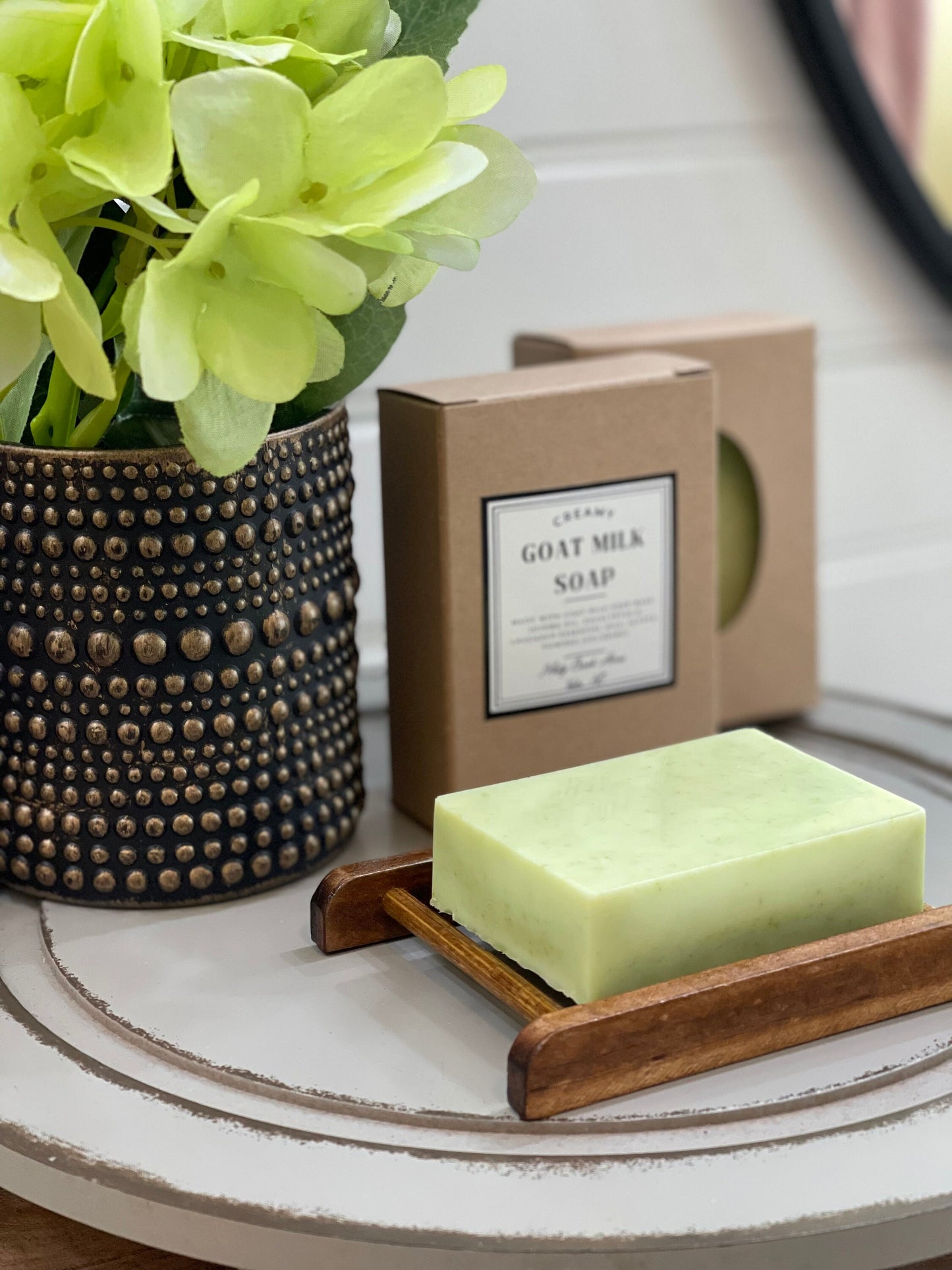 Handmade Eucalyptus Lavender Creamy Goat Milk Bar Soap Nourish Your Skin Naturally