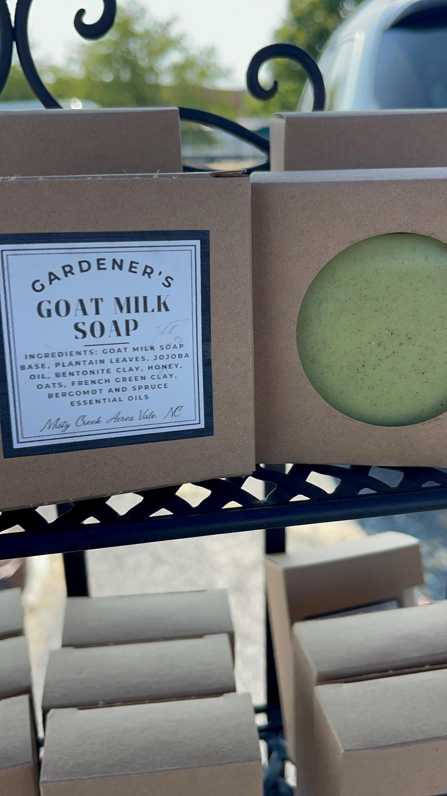 Gardener's Goat Milk Soap - Nourishing Hand Cleansing with Natural Goodness Homestead Soap Purifying Essential Oils Detergent Free Non Toxic
