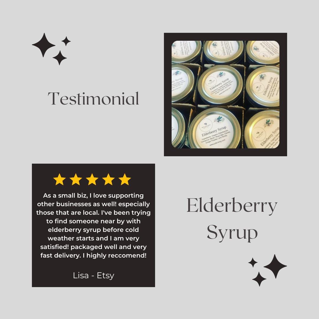 Premium Organic Elderberry Syrup