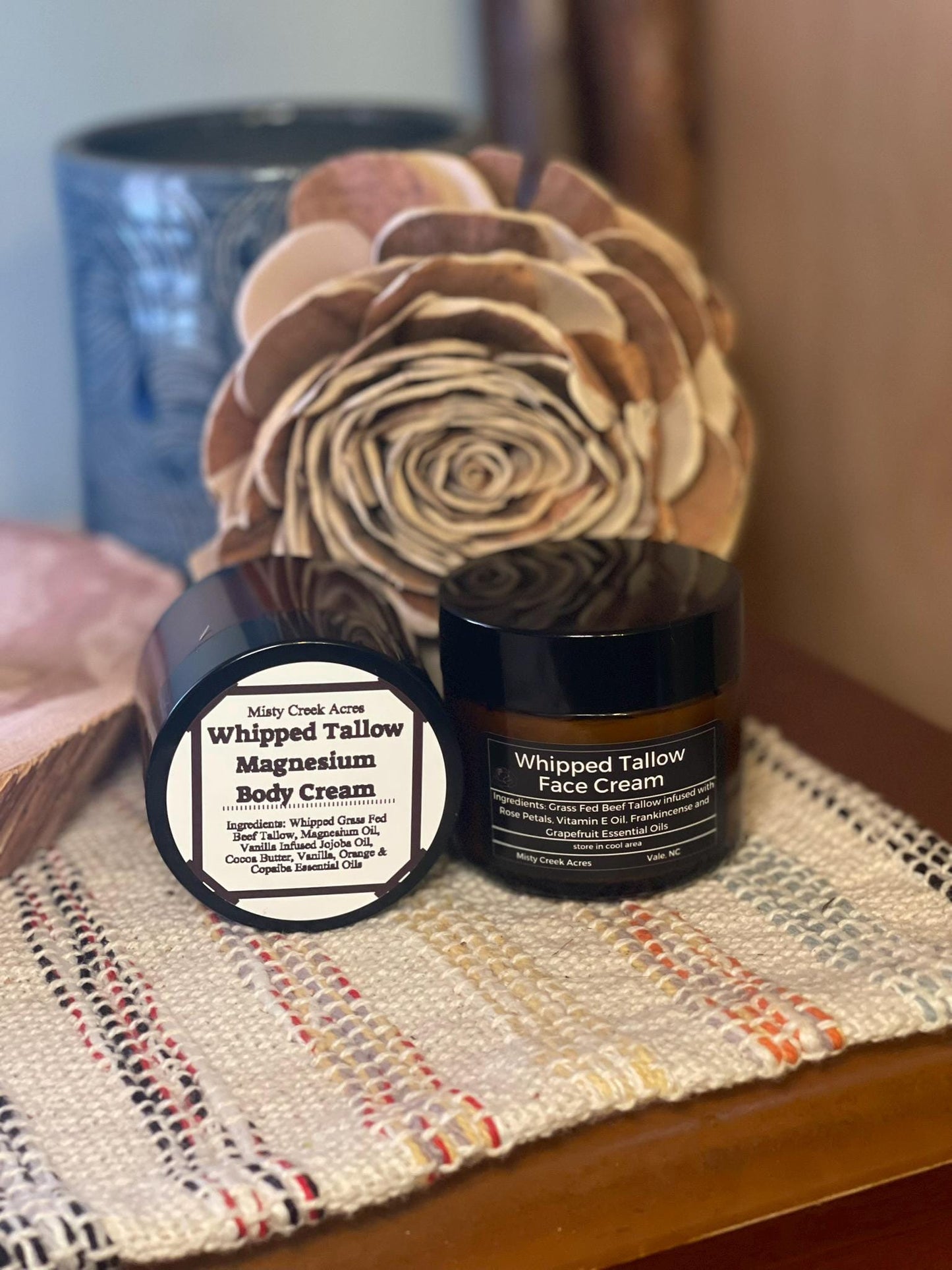 Whipped Tallow Cream – Nourishing Skincare for Face Cream Body Magnesium Infused Unscented Fragrance-Free Options
