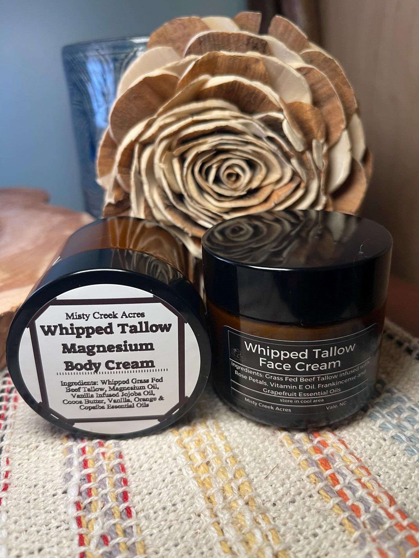Whipped Tallow Cream – Nourishing Skincare for Face Cream Body Magnesium Infused Unscented Fragrance-Free Options