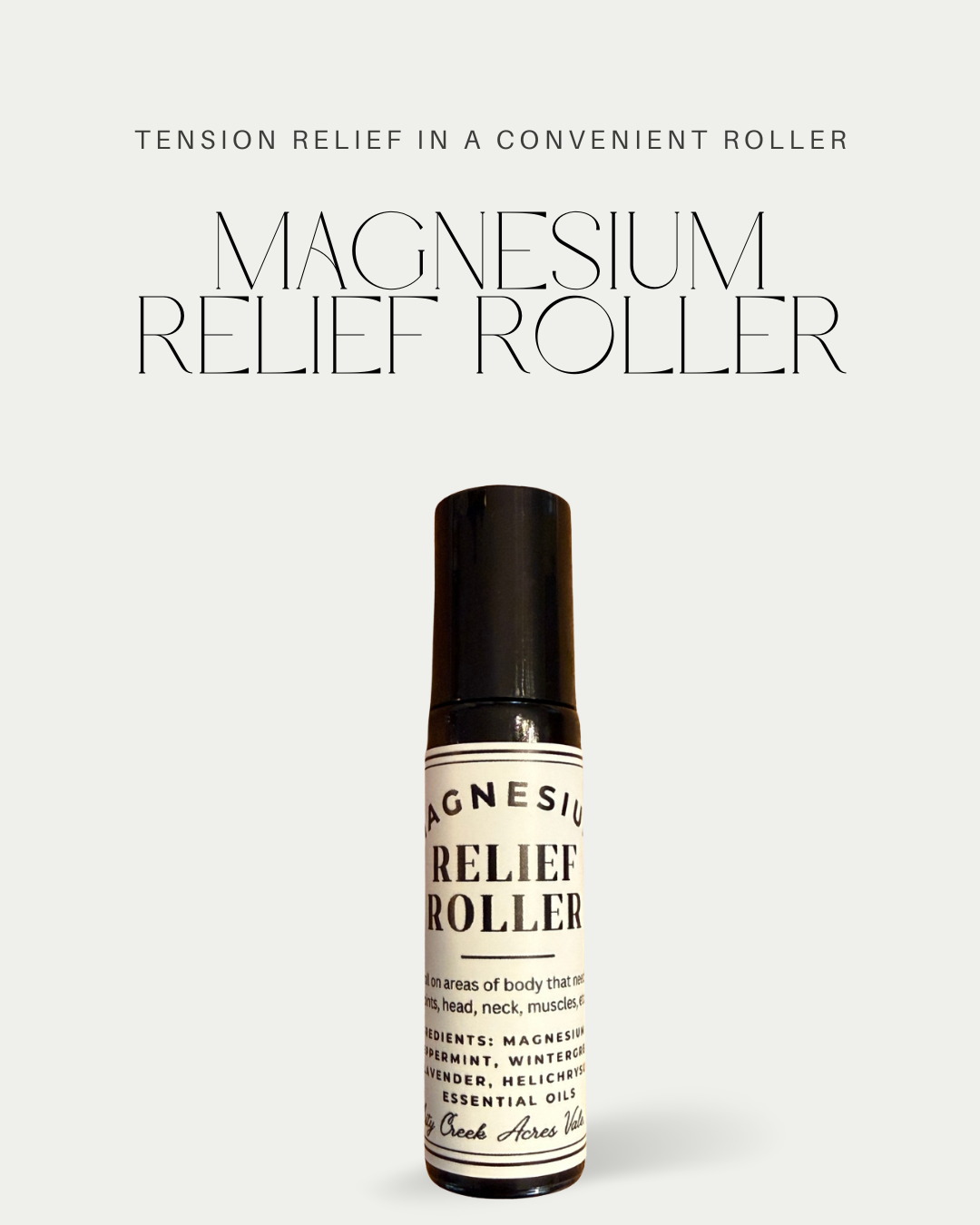 Magnesium Relief Roller - Soothe Aches and Unwind Tensions
