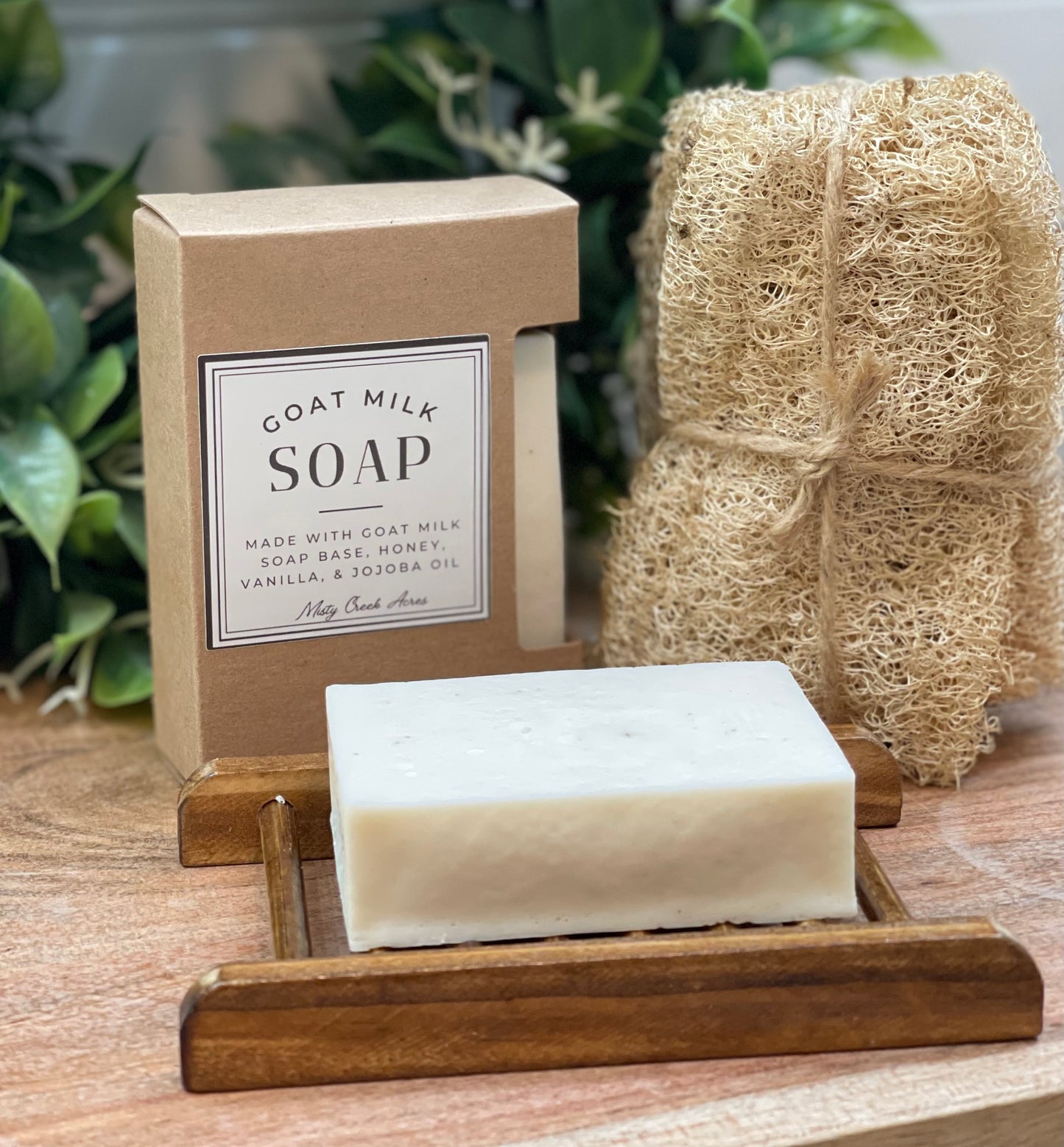 Handmade Vanilla Creamy Goat Milk Bar Soap, Goat milk soap, homemade goat milk soap, North Carolina goat milk soap, North Carolina farm soap, non-toxic soap, non-toxic goat milk soap, handmade soap