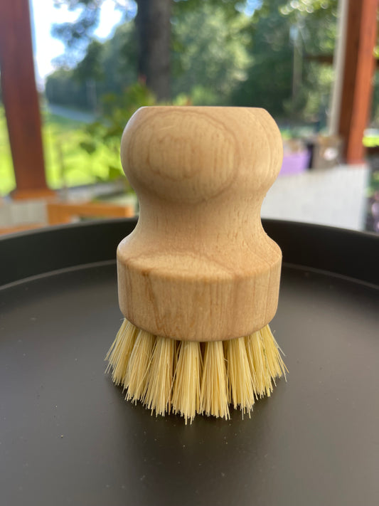Bamboo dish scrubber, natural cleaning products, non-toxic cleaning, non-toxic kitchen items, natural bamboo dish scrubber, natural dish scrubber