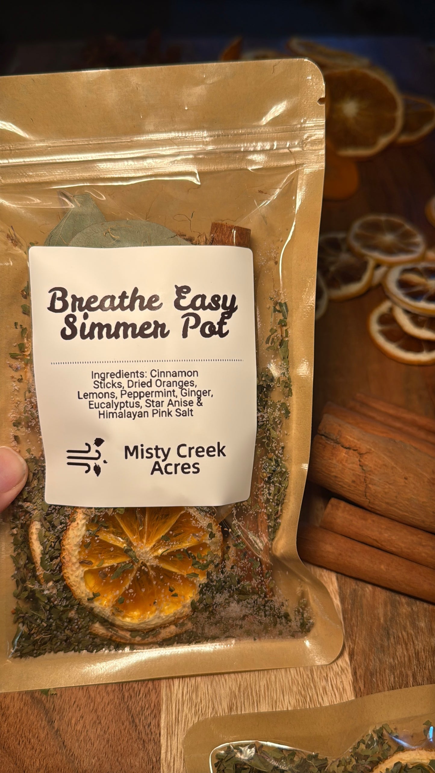 Breathe Easy Simmer Pot Natural Home Aromatherapy with Eucalyptus, Peppermint & Citrus