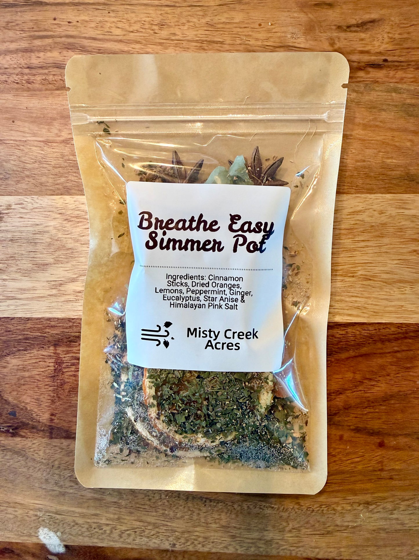 Breathe Easy Simmer Pot Natural Home Aromatherapy with Eucalyptus, Peppermint & Citrus