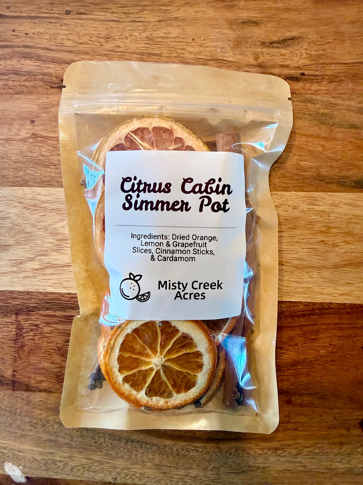 Citrus Cabin Simmer Pot – Bright Citrus & Spice Natural Home Fragrance