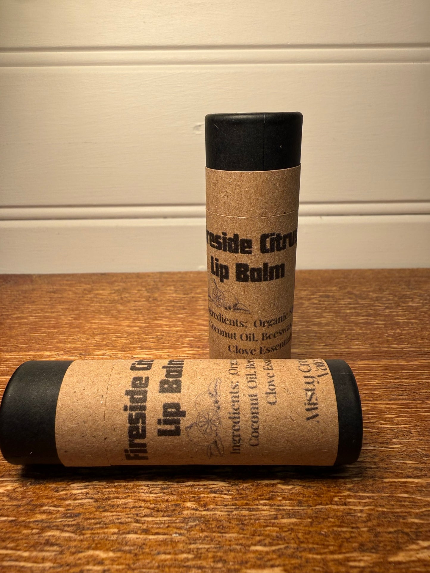 Fireside Citrus Lip Balm – Limited Holiday Edition | Orange & Clove Natural Lip Balm