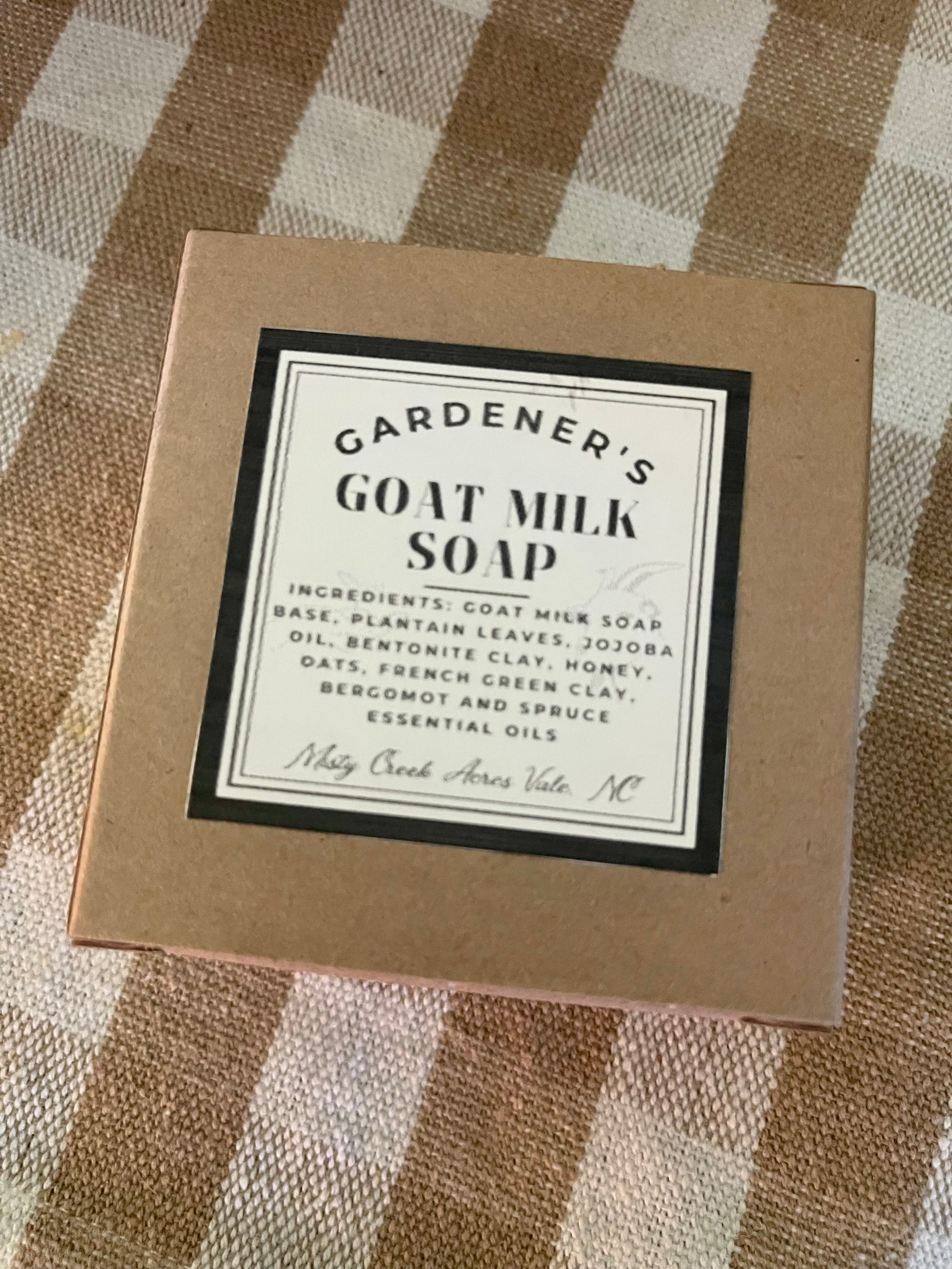 Gardener's Goat Milk Soap, Homemade goat milk soap, goat milk soap, North Carolina homemade goat milk soap, Natural soap, Non-toxic soap, North Carolina farm products