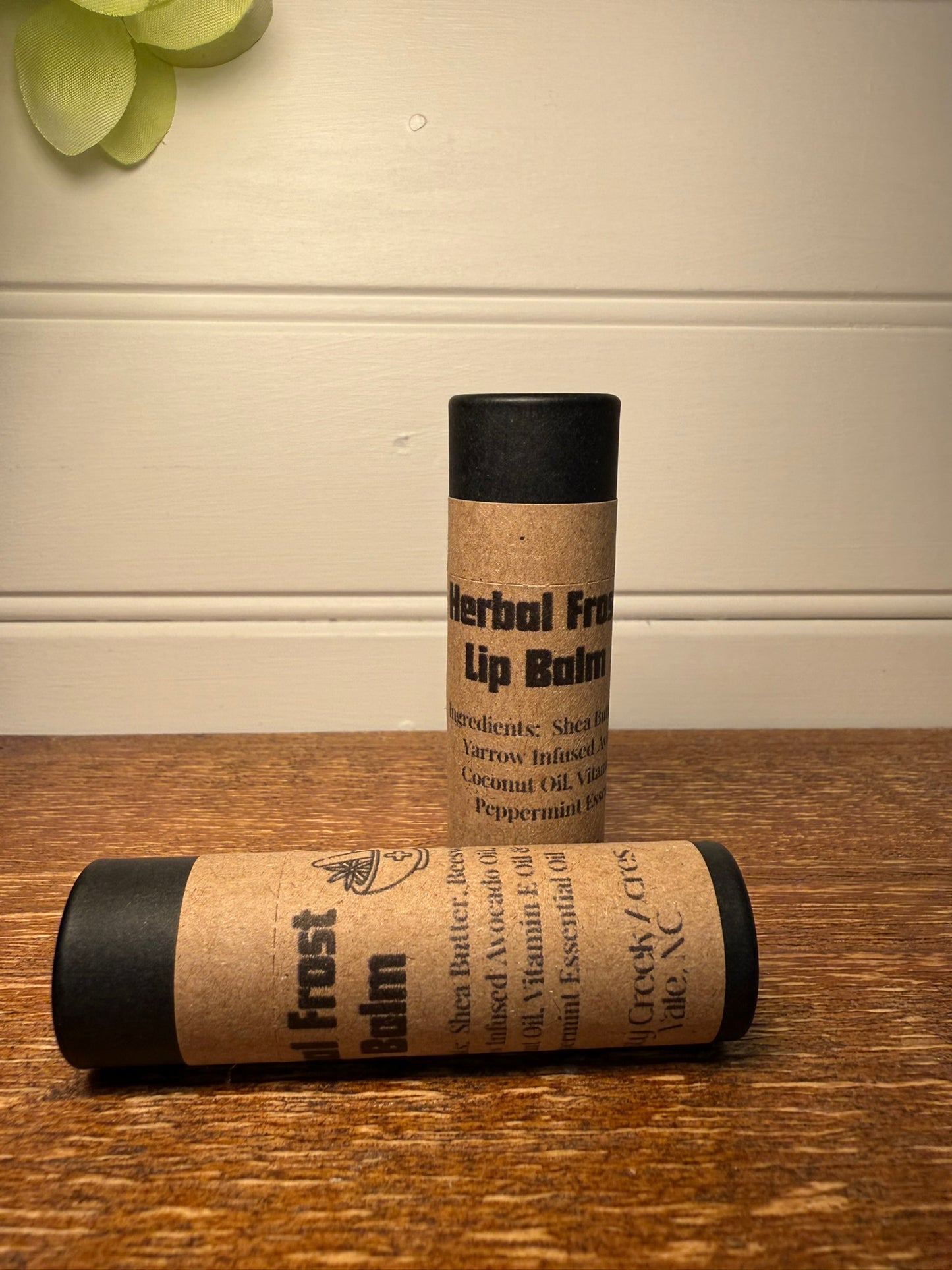 Herbal Frost Lip Balm – Limited Holiday Edition | Peppermint & Yarrow Herbal Lip Balm