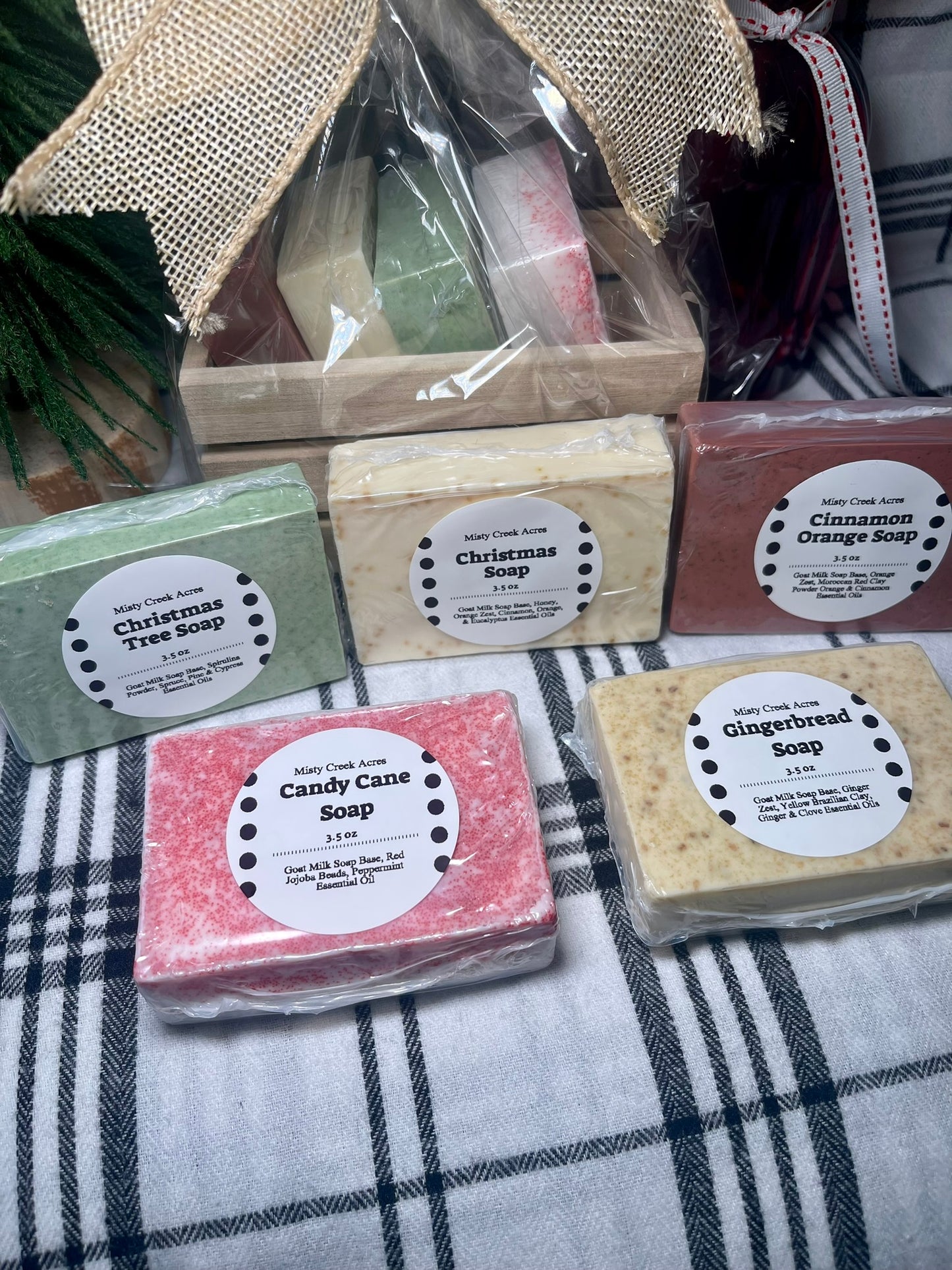 Holiday Goat Milk Soap Collection – Festive Scents & Natural Ingredients