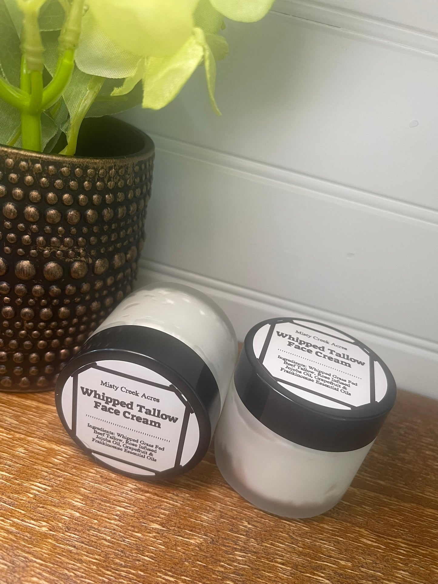 Whipped Tallow Face Cream – Nourishing Night Cream with Rose & Essential Oils