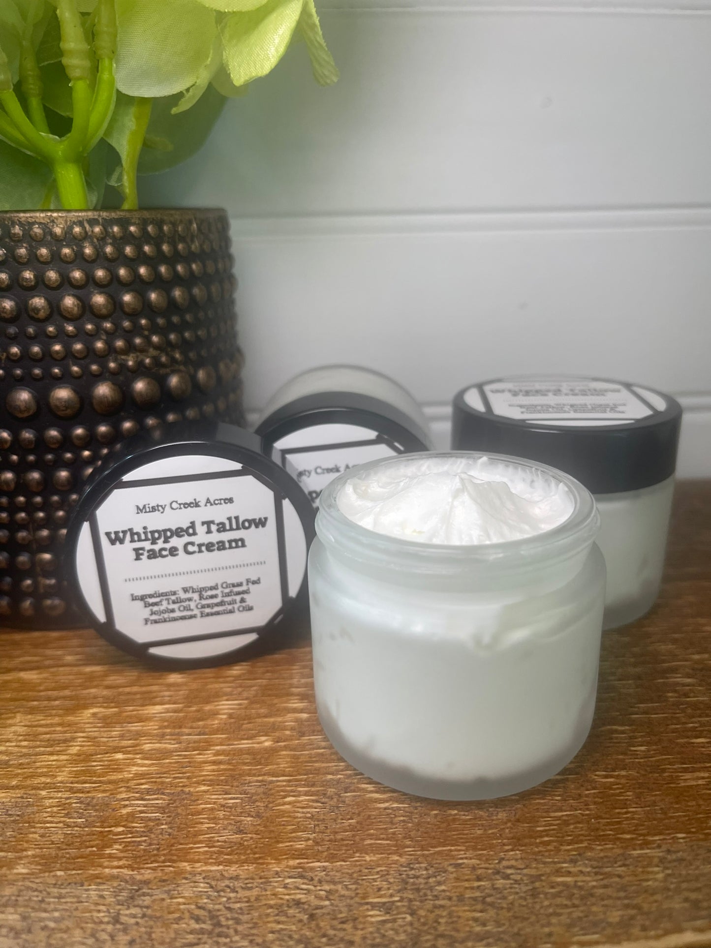 Whipped Tallow Face Cream – Nourishing Night Cream with Rose & Essential Oils