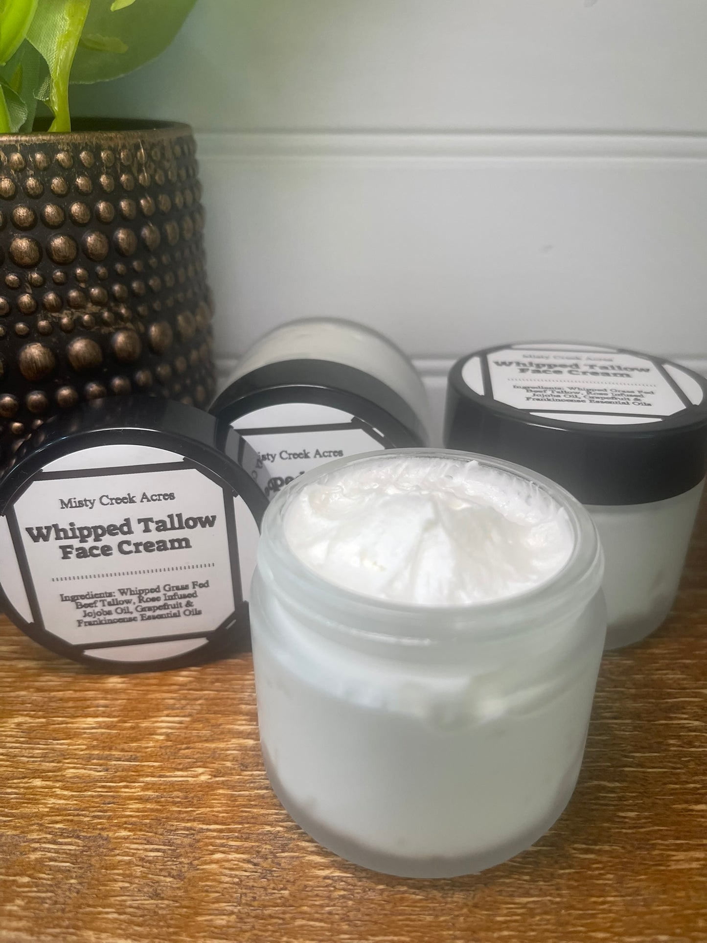 Whipped Tallow Face Cream – Nourishing Night Cream with Rose & Essential Oils