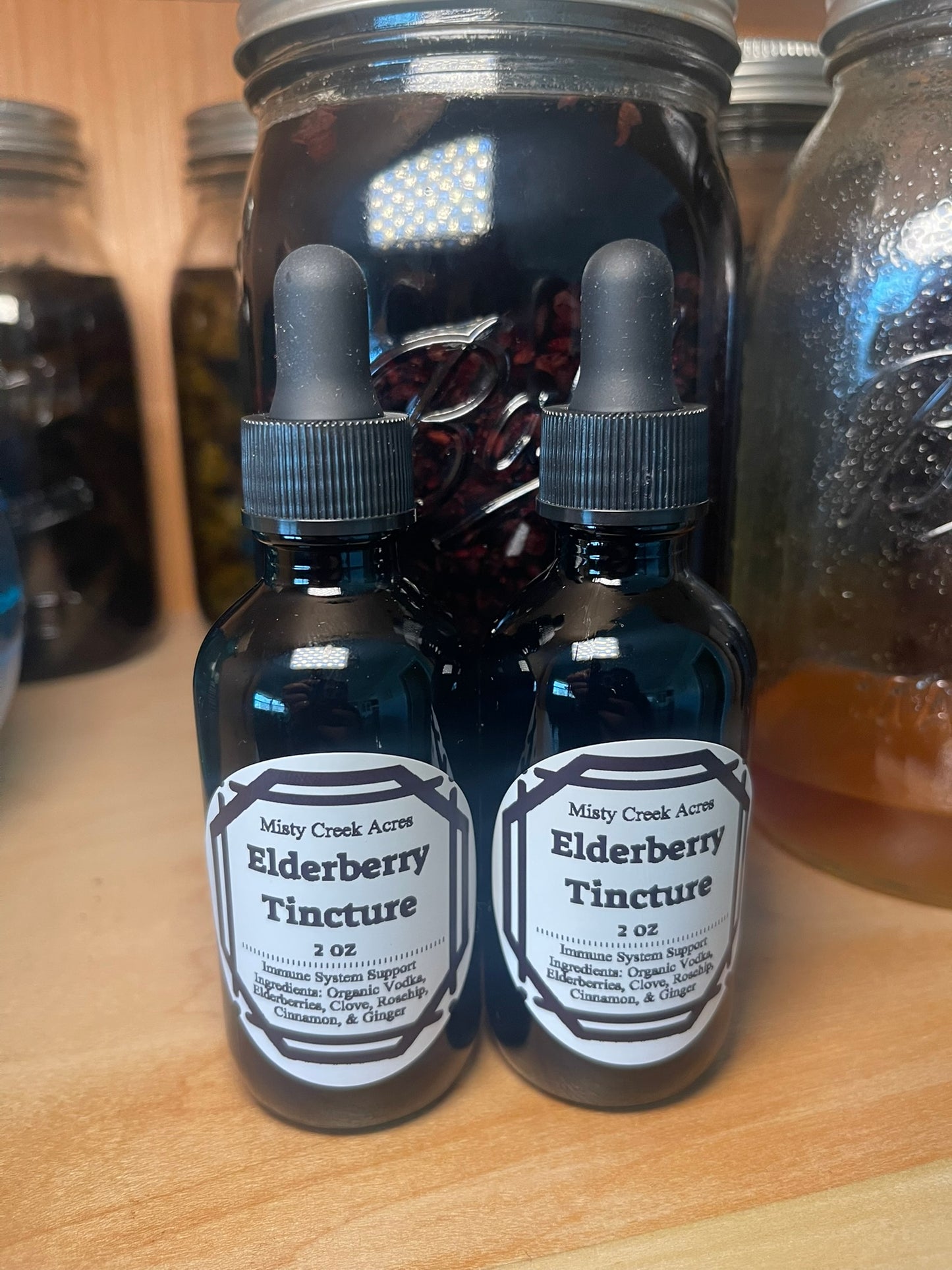 Elderberry Herbal Tincture – Immune-Boosting Blend