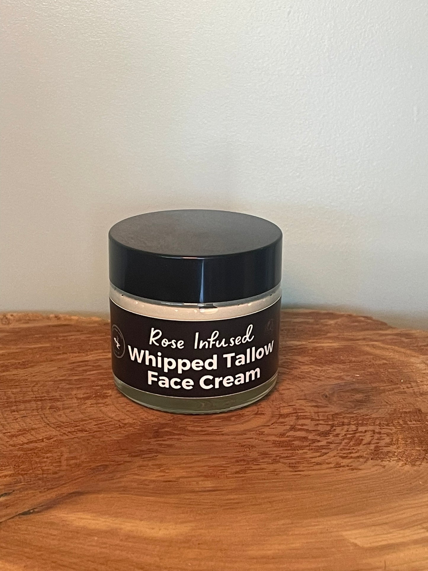 Rose Tallow Face Cream – Whipped Tallow Moisturizer for Glowing Skin | Natural Night Cream with Jojoba, Rose, Frankincense, Grapefruit Essential Oils