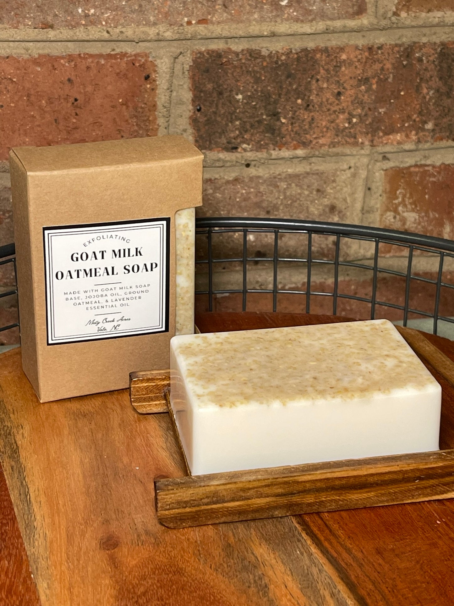 Oatmeal Lavender Goat Milk Soap - Natural, Detergent-Free