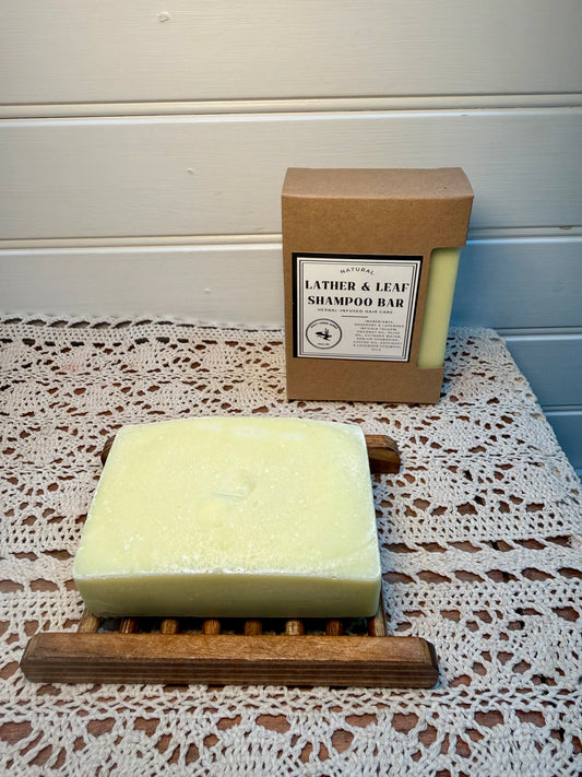 Lather & Leaf Shampoo Bar – Rosemary + Lavender 5 oz