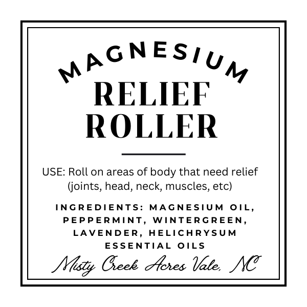 Magnesium roller, Muscle relief roller, magnesium for muscle relief, holistic medicine