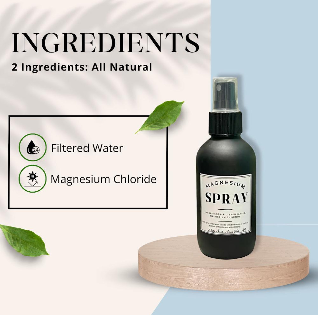 Magnesium Spray – Pure Topical Magnesium for Everyday Well-Being Fragrance Free Unscented