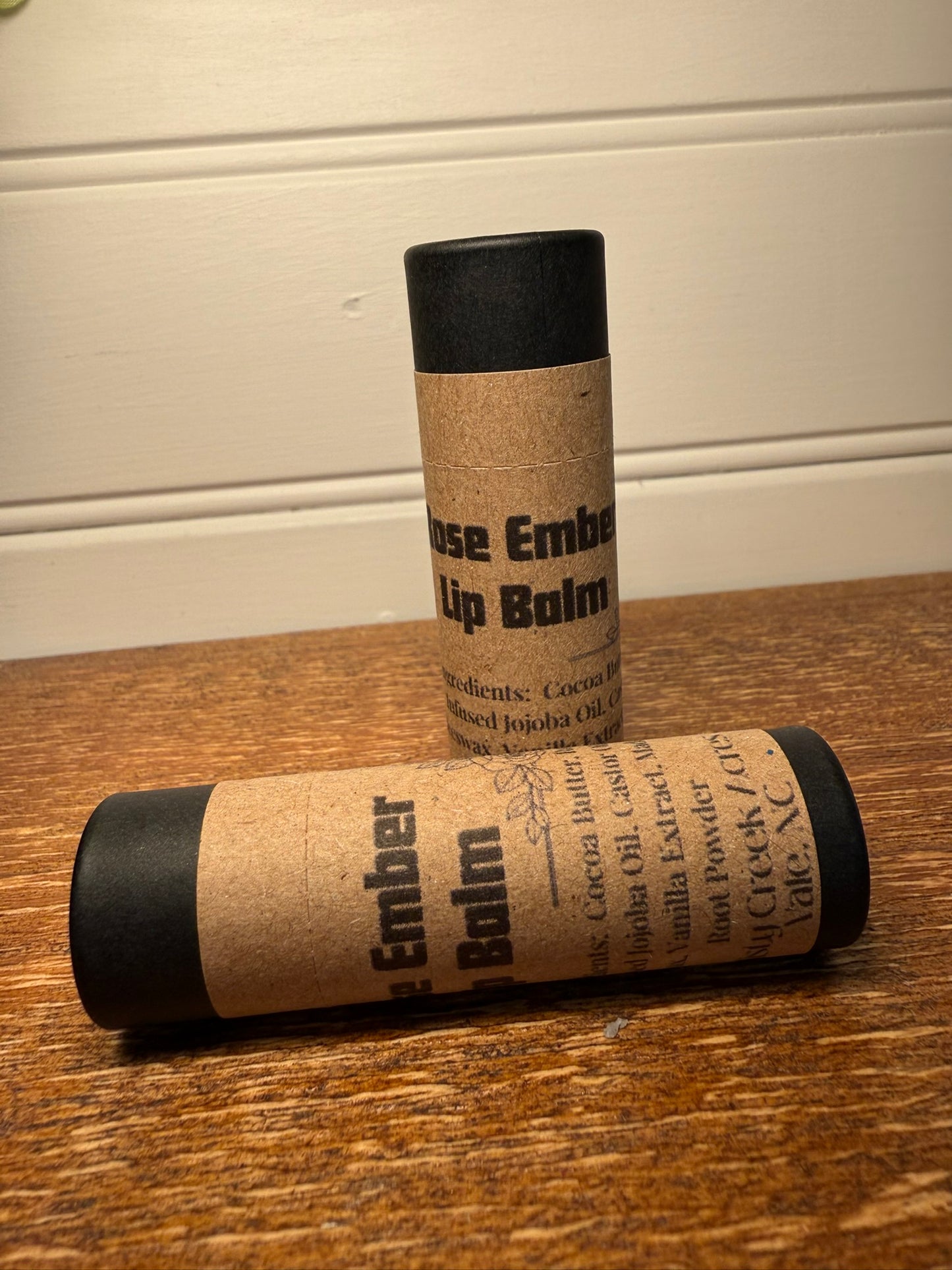 Rose Ember Lip Balm – Limited Holiday Edition | Rose & Vanilla Tinted Lip Balm