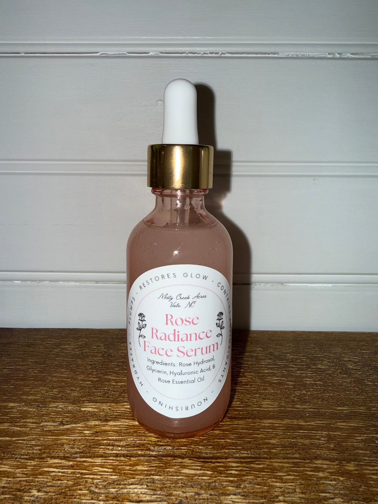 Rose Radiance Serum – Hydrating Botanical Face Serum for Dry & Mature Skin (2 oz)