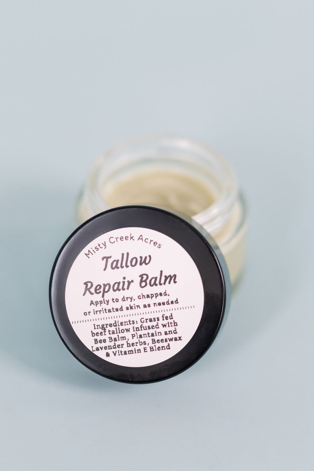 Tallow Repair Balm – Herbal Skin Balm with Bee Balm, Plantain & Lavender