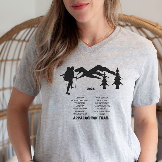 Appalachian Trail Shirt, Appalachian Trail States shirt, Hiking shirt, Appalachian Trail Hiking shirt, I hiked the Appalachian Trail shirt, Mountain Hiking Shirt, Shirt for hikers, Gift for hike lovers, Hiking mom shirt, Appalachian Trail Apparel