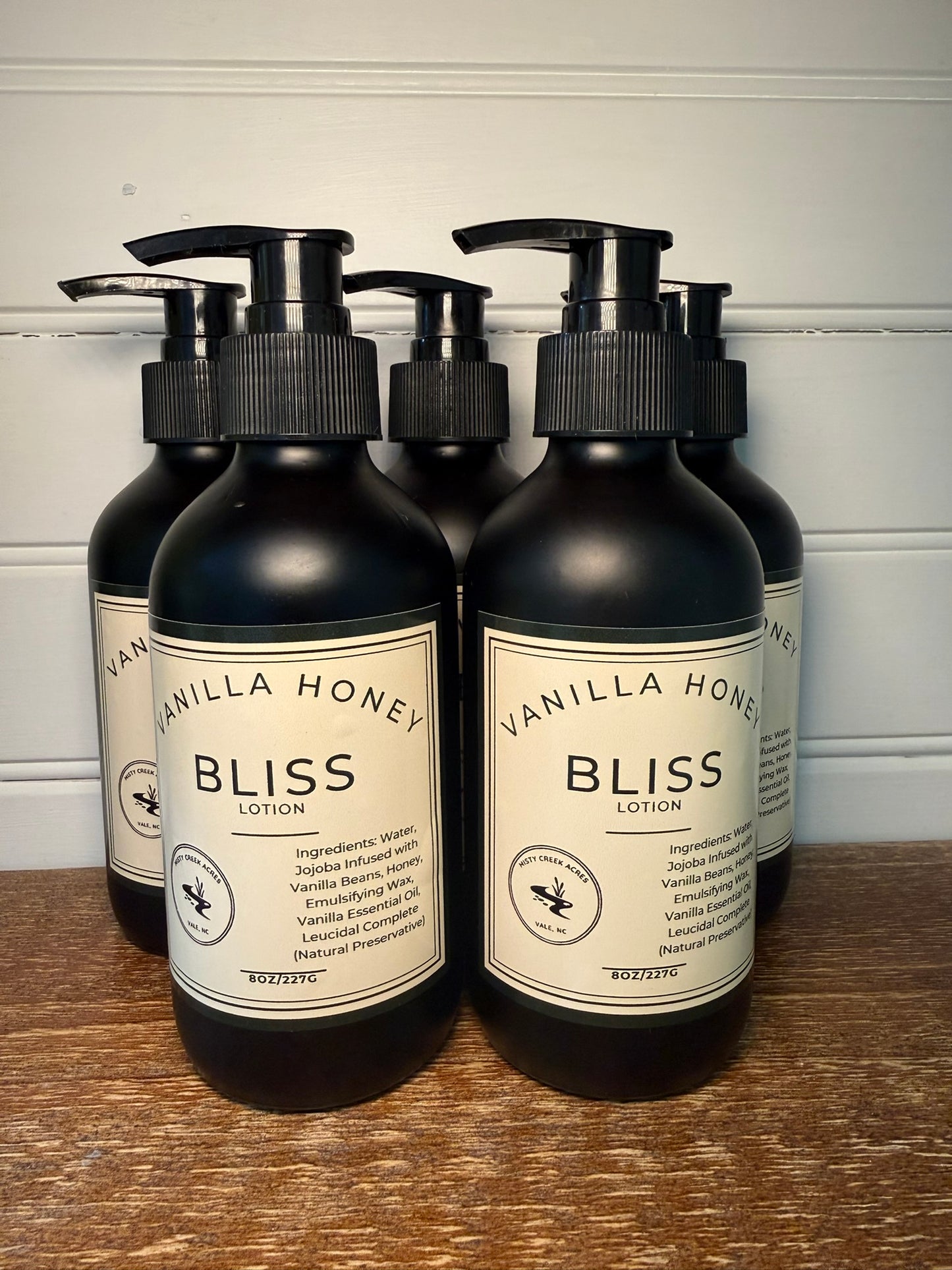 Vanilla Honey Bliss Lotion – All-Natural Vanilla & Honey Hand & Body Lotion with Jojoba Oil (8 oz)