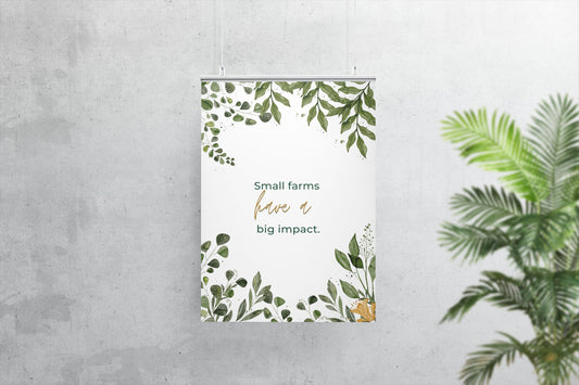 Small Farms, Big Impac Digital Download Print