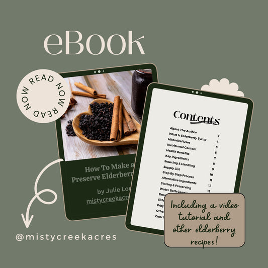 The Ultimate Elderberry Syrup DIY eBook Guide: Recipe, Canning Tips, and More!