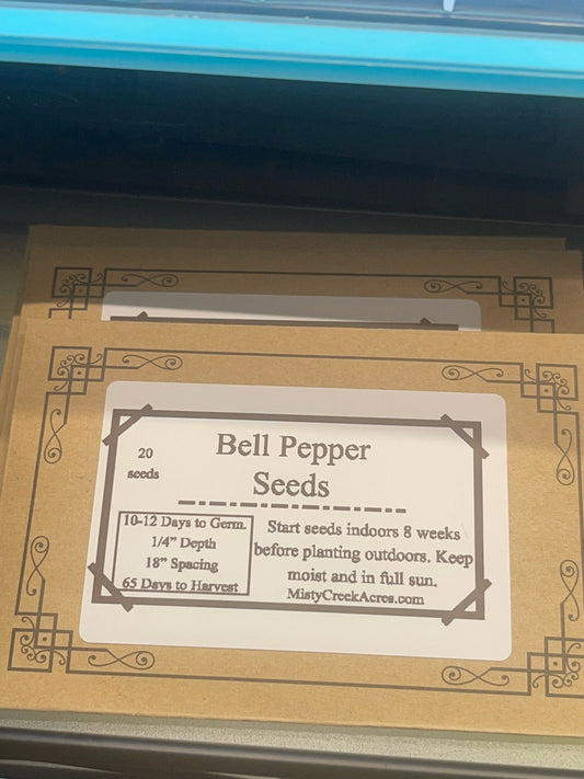 Bell Pepper Seeds for Vibrant Home Harvests