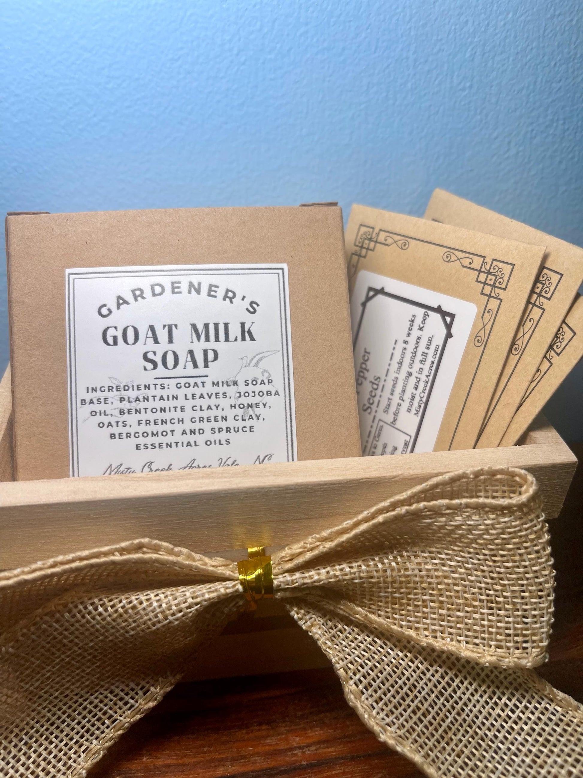 Gardener's Goat Milk Soap - Nourishing Hand Cleansing with Natural Goodness Homestead Soap Purifying Essential Oils Detergent Free Non Toxic